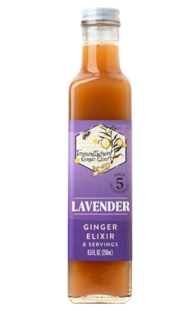 French Lavender Ginger Elixir Ginger Elixir ImmuneSchein Ginger Elixirs 8.5 oz. 