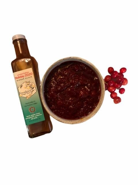 Best Handcrafted Cranberry Ginger Elixir Sauce Recipe!