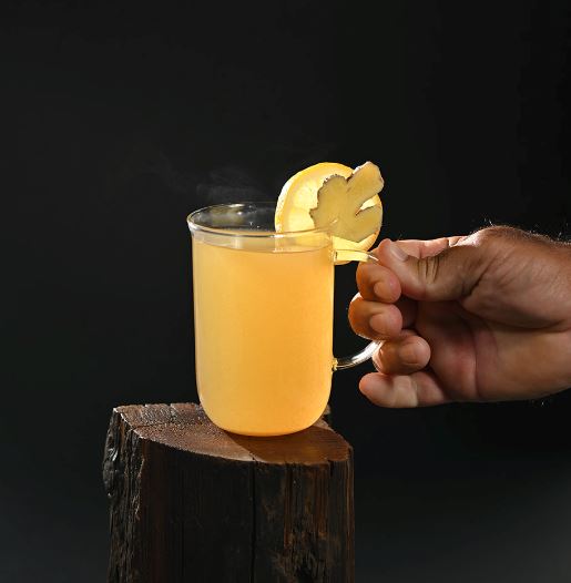 Maple Turmeric Ginger Elixir (nolo) – “Hot Lemon & Turmeric”