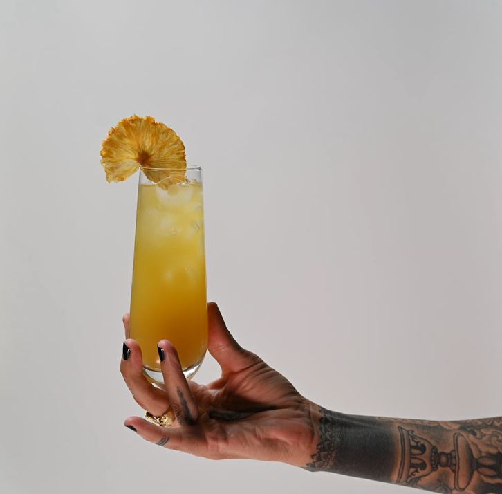 Turmeric Ginger Elixir (nolo) – “Pineapple Turmeric Spritz”