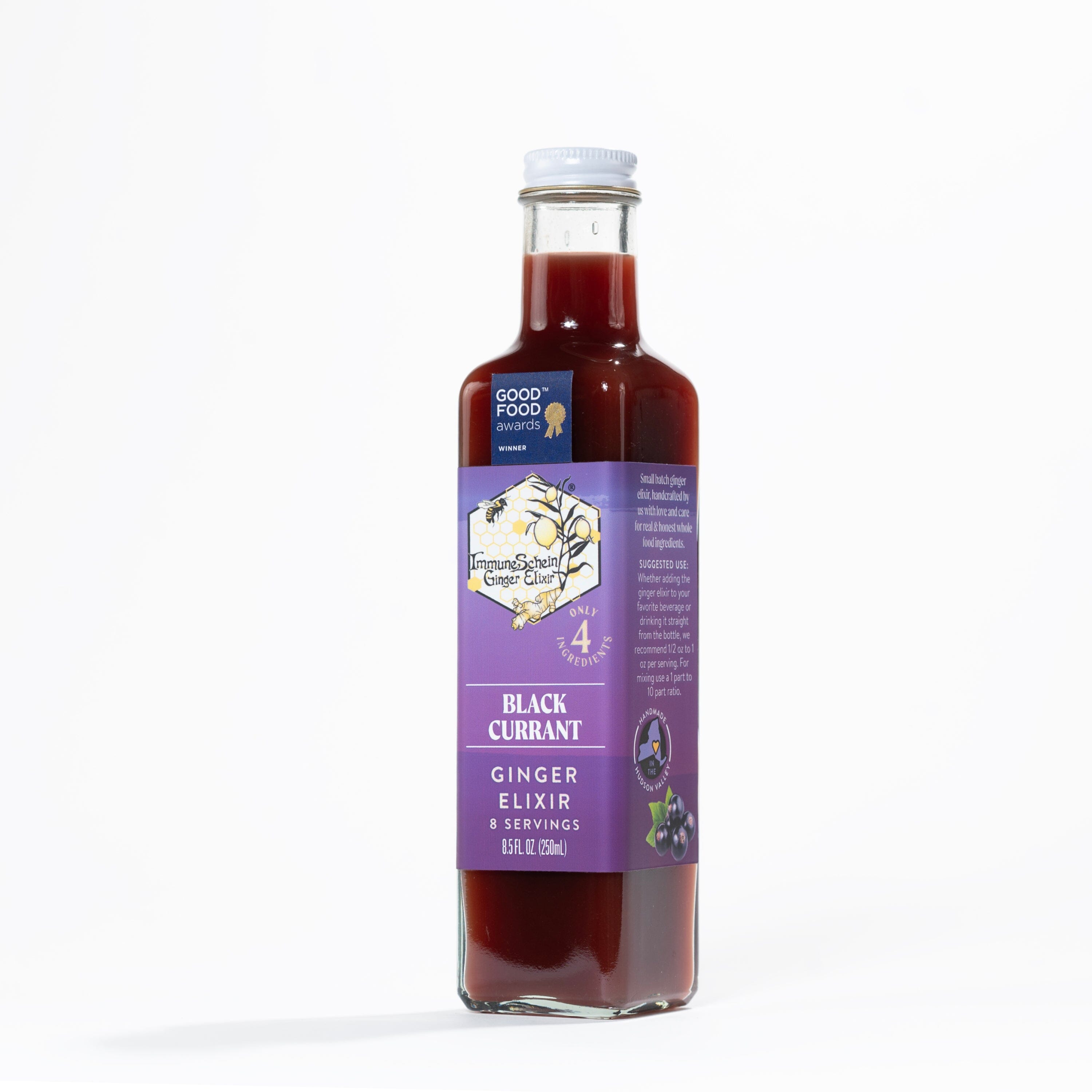 Black Currant Ginger Elixir - ImmuneSchein Ginger Elixir  