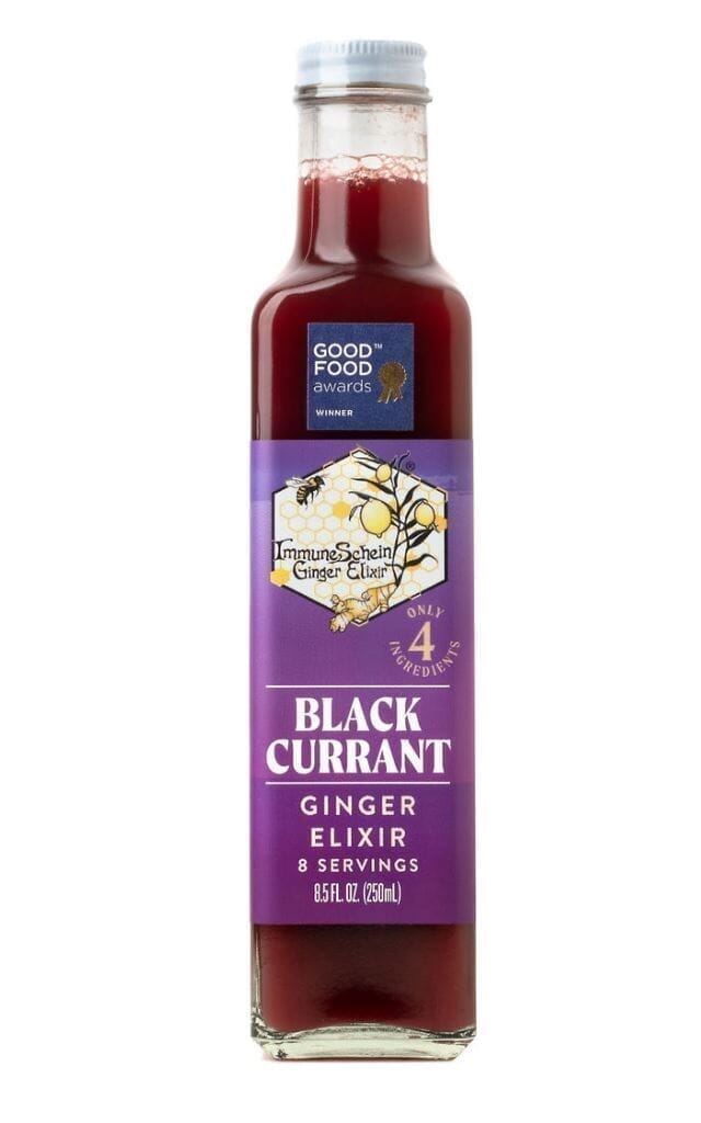 Black Currant Ginger Elixir *2021 Good Food Awards Winner* Ginger Elixir ImmuneSchein Ginger Elixirs 8.5 oz. 