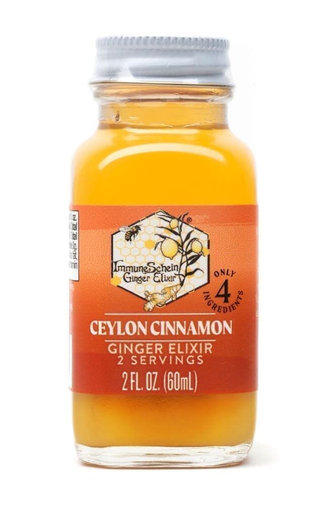 
                  
                    Ceylon Cinnamon Ginger Elixir *2021 Good Food Awards Winner* Ginger Elixir ImmuneSchein Ginger Elixirs 2.0 oz. 
                  
                
