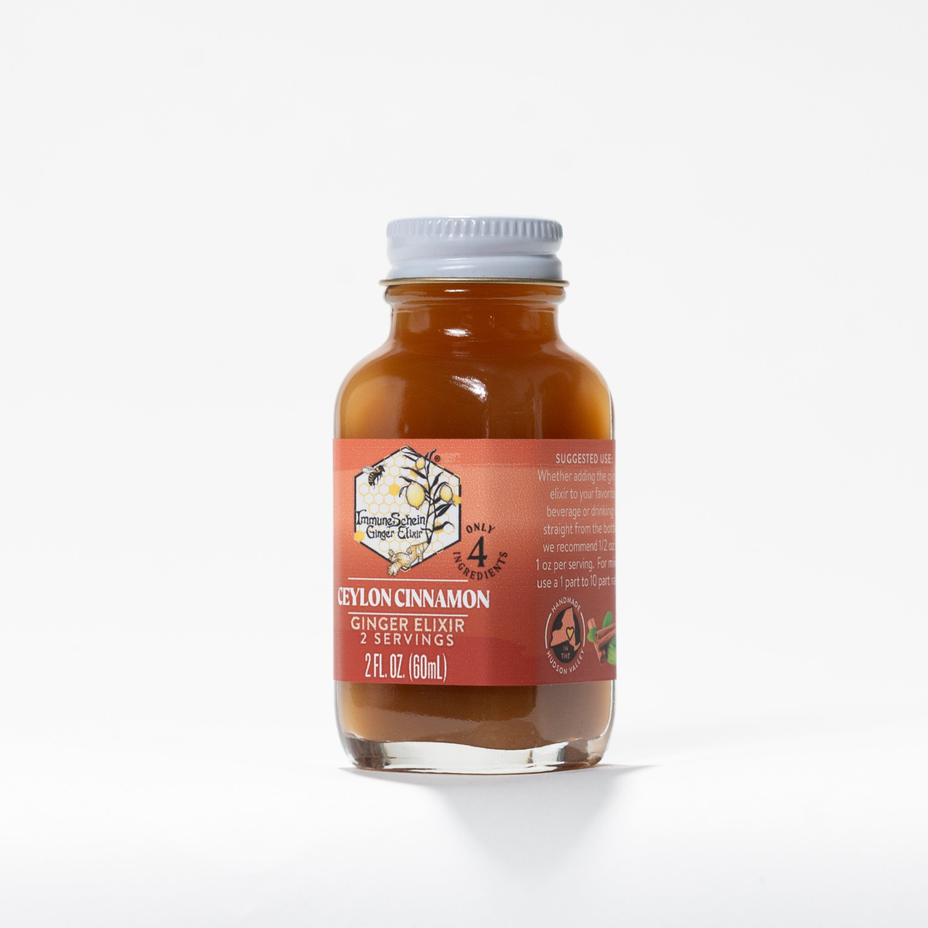 Ceylon Cinnamon Ginger Elixir *2021 Good Food Awards Winner* Ginger Elixir ImmuneSchein Ginger Elixirs 