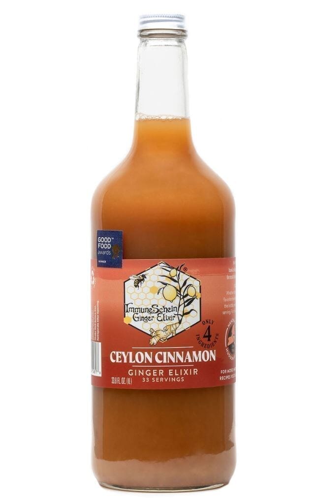 
                  
                    Ceylon Cinnamon Ginger Elixir *2021 Good Food Awards Winner* Ginger Elixir ImmuneSchein Ginger Elixirs 33.8 oz. 
                  
                