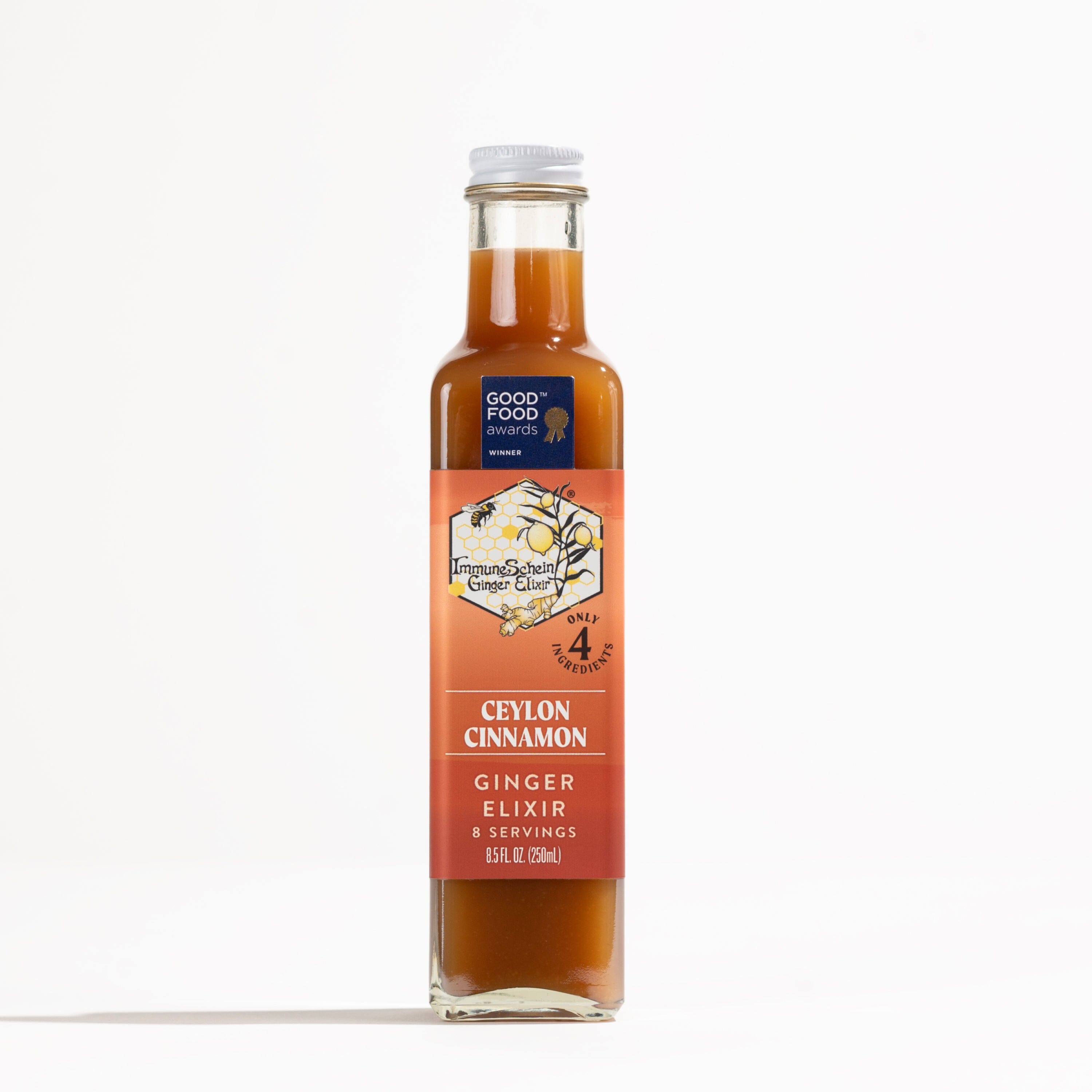 Ceylon Cinnamon Ginger Elixir - ImmuneSchein Ginger Elixir  