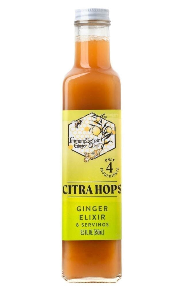 
                  
                    Citra Hops Ginger Elixir *2021 Good Food Awards Finalist* Ginger Elixir ImmuneSchein Ginger Elixirs 8.5 oz. 
                  
                