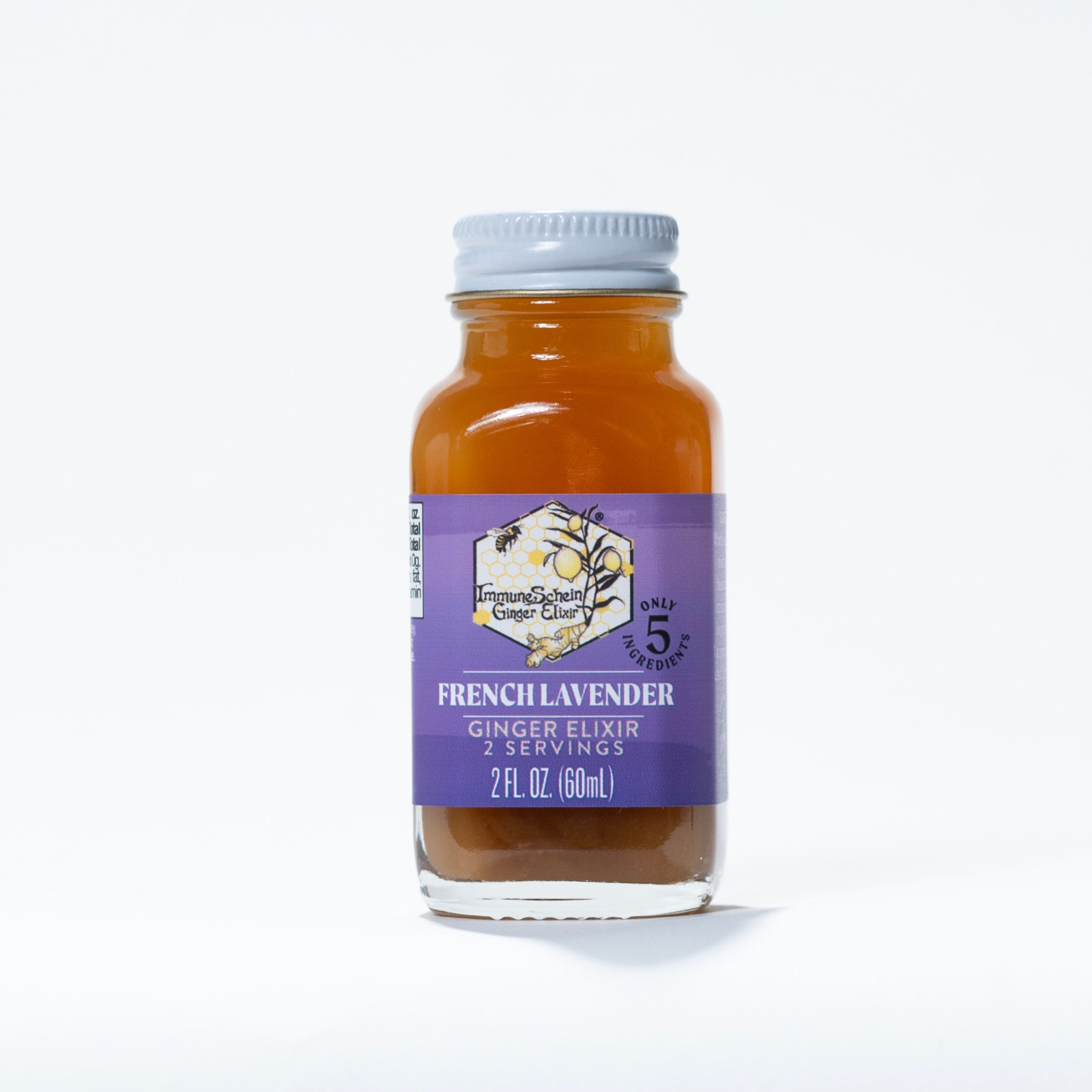 French Lavender Ginger Elixir Ginger Elixir ImmuneSchein Ginger Elixirs 2.0 oz. 