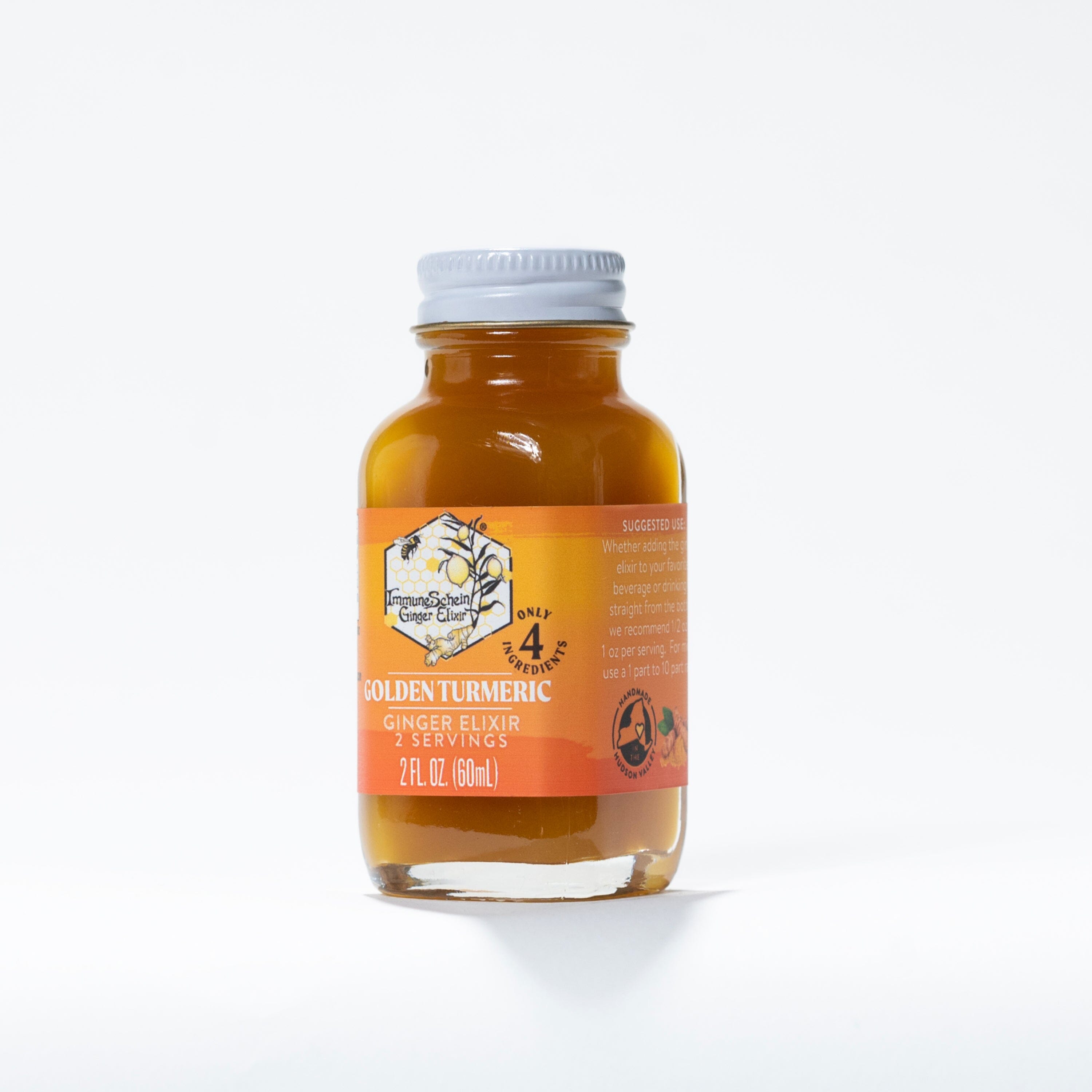 Golden Turmeric Ginger Elixir - *2019 Good Food Awards Winner* Ginger Elixir ImmuneSchein Ginger Elixirs 