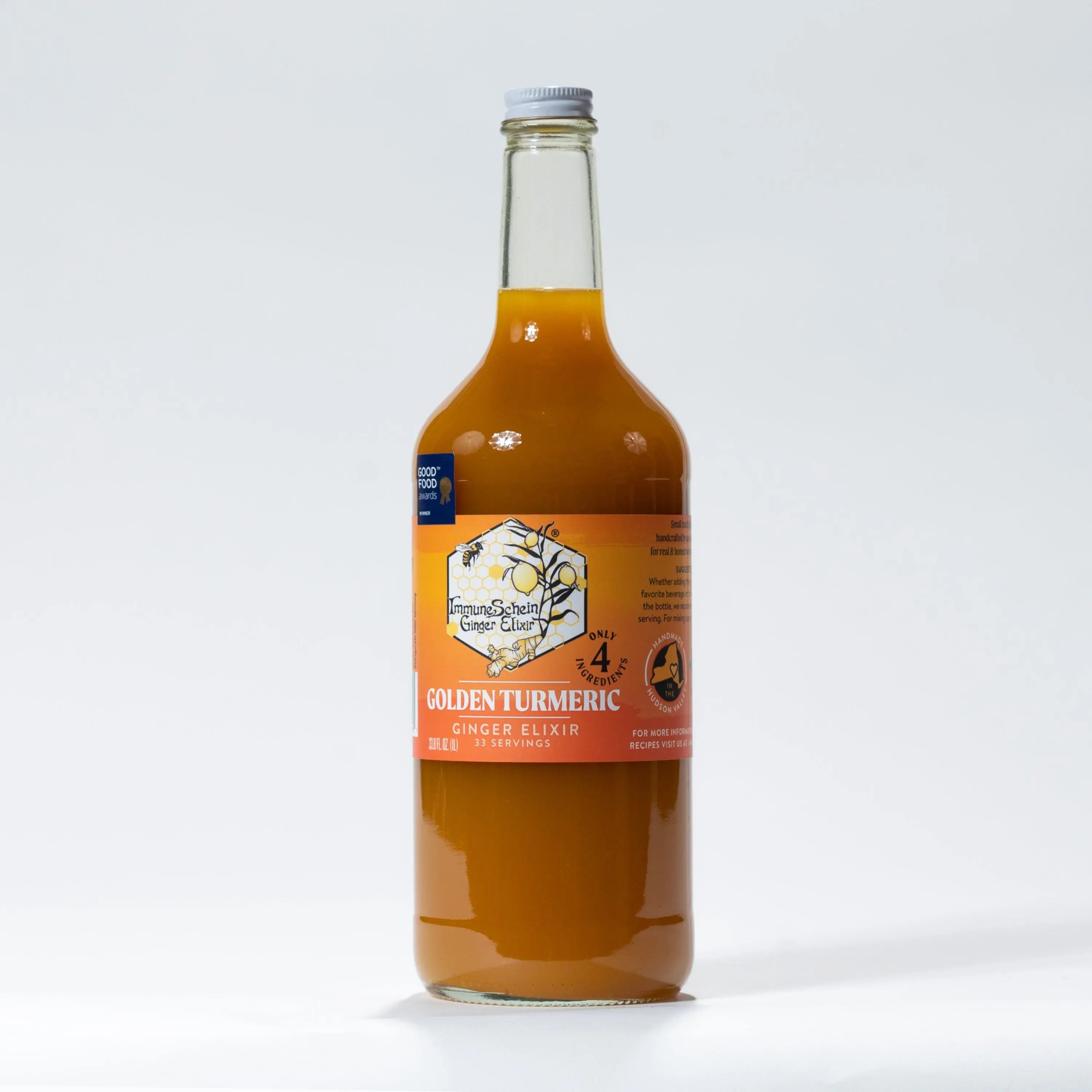 ImmuneSchein Golden Turmeric Ginger Elixir 2019 Good Food Award Winner