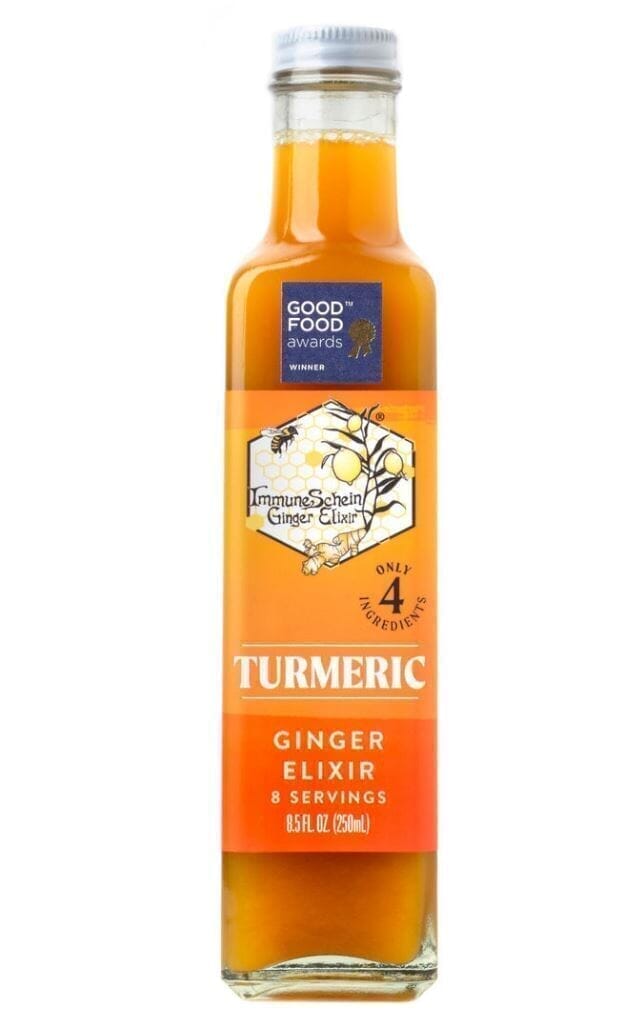 Golden Turmeric Ginger Elixir - *2019 Good Food Awards Winner* Ginger Elixir ImmuneSchein Ginger Elixirs 8.5 oz. 