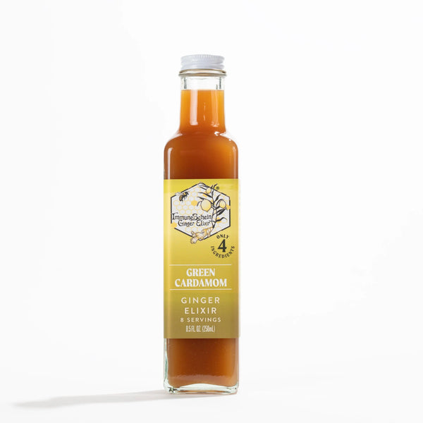 ImmuneSchein Green Cardamom Ginger Elixir - 100% Whole Food Shots