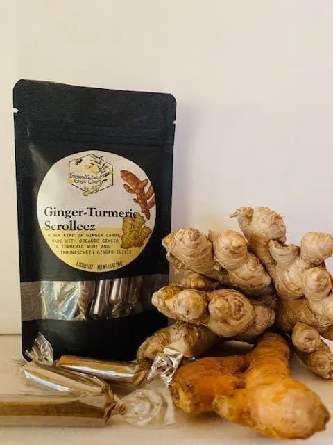 ImmuneSchein's Ginger Turmeric Scrolleez *2020 Good Food Awards Winner* Scrolleez ImmuneSchein Ginger Elixirs 