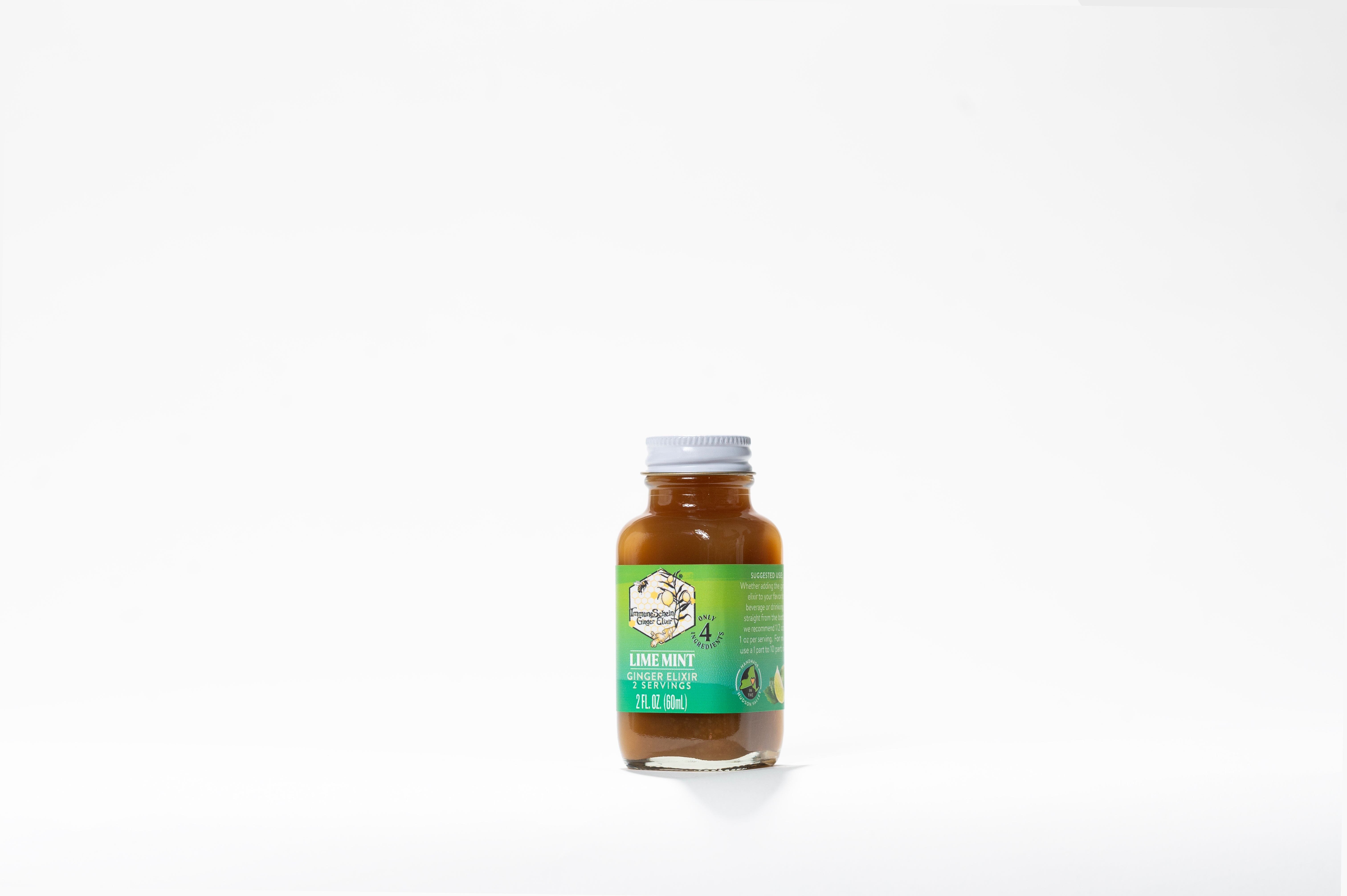 Lime Mint Ginger Elixir *Limited Summer Edition* - ImmuneSchein Ginger Elixir  