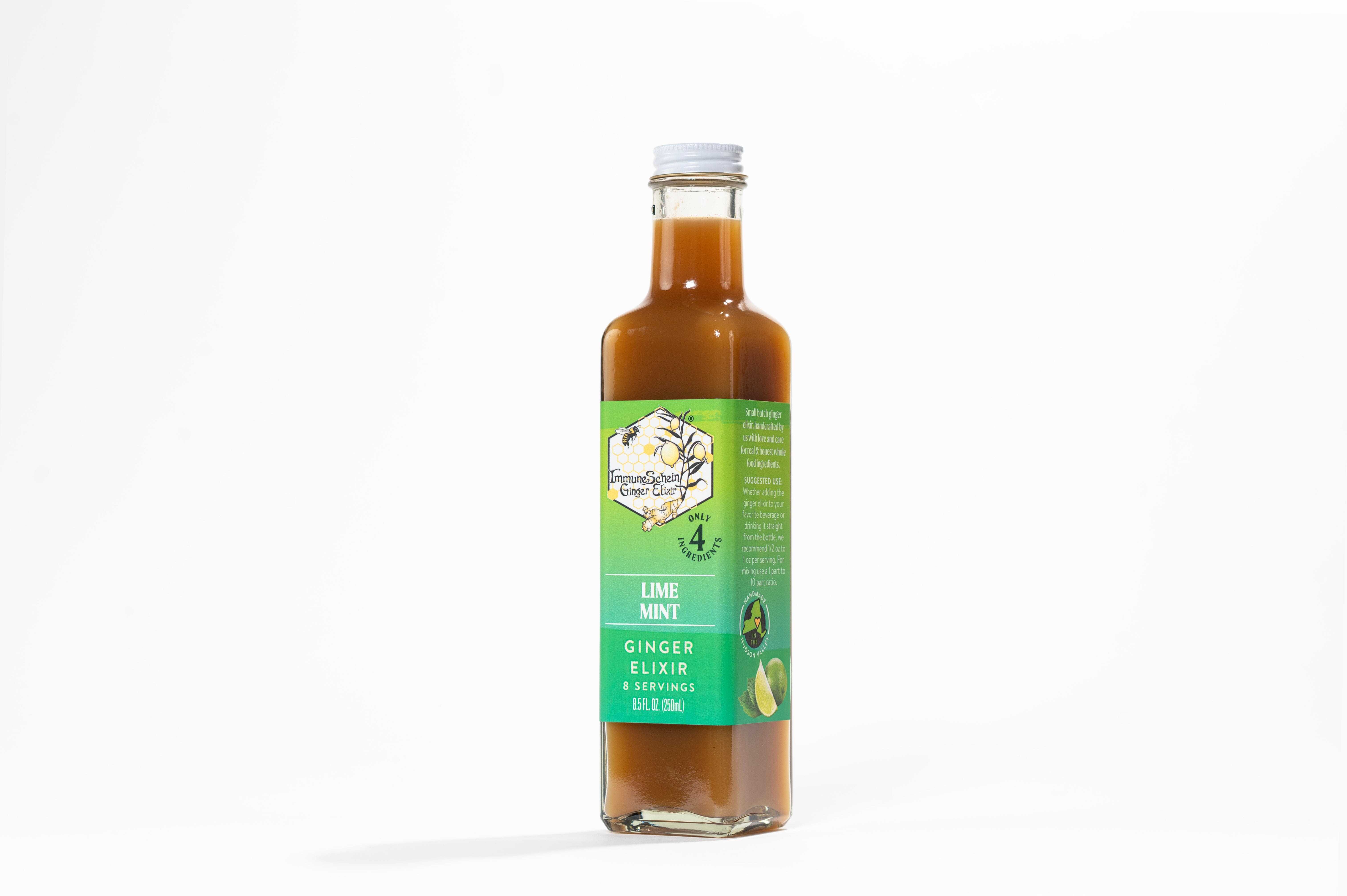 Lime Mint Ginger Elixir *Limited Summer Edition* - ImmuneSchein Ginger Elixir  