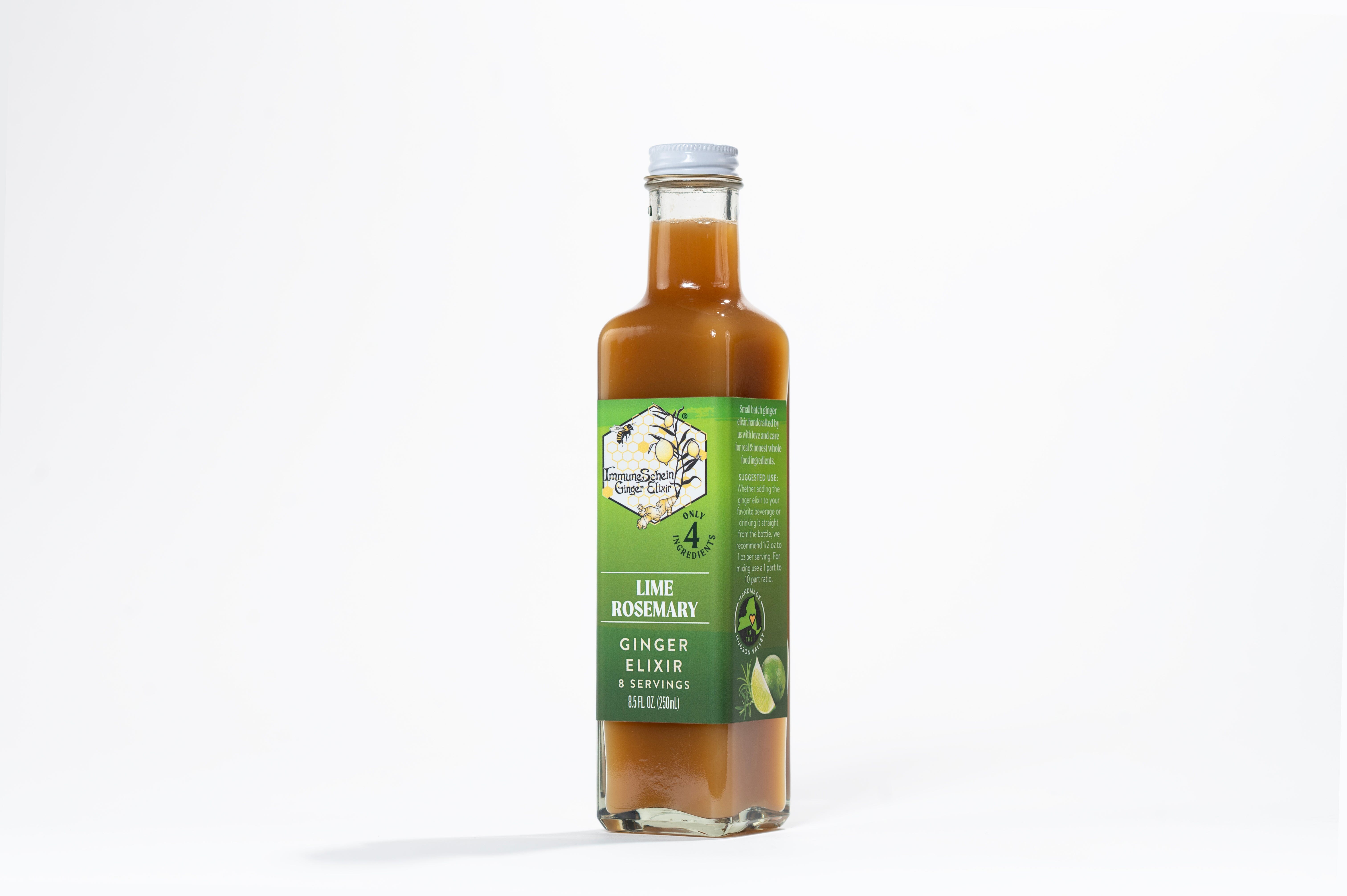 Lime Rosemary Ginger Elixir *Limited Summer Edition* - ImmuneSchein Ginger Elixir  