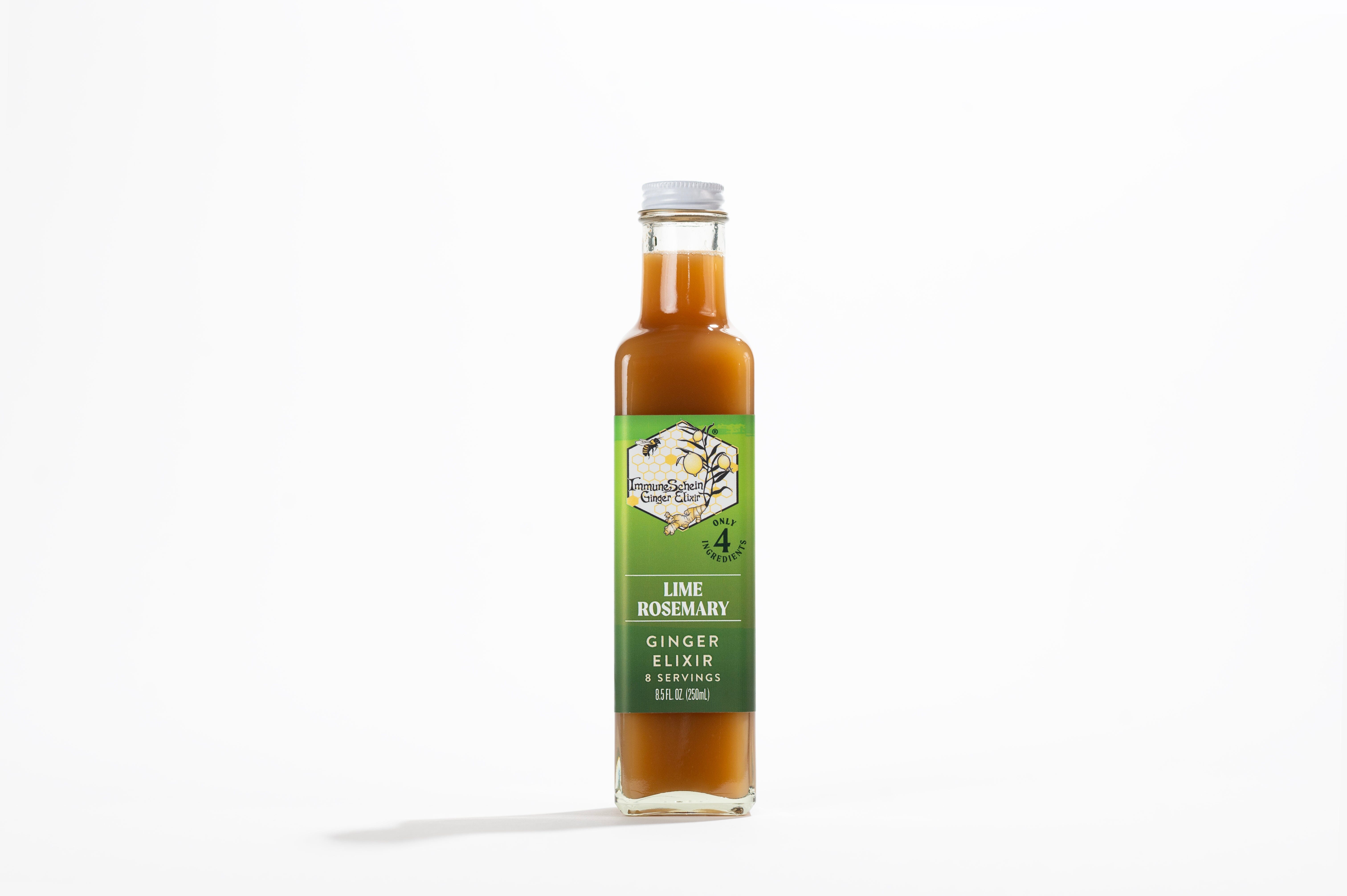 Lime Rosemary Ginger Elixir *Limited Summer Edition* - ImmuneSchein Ginger Elixir  