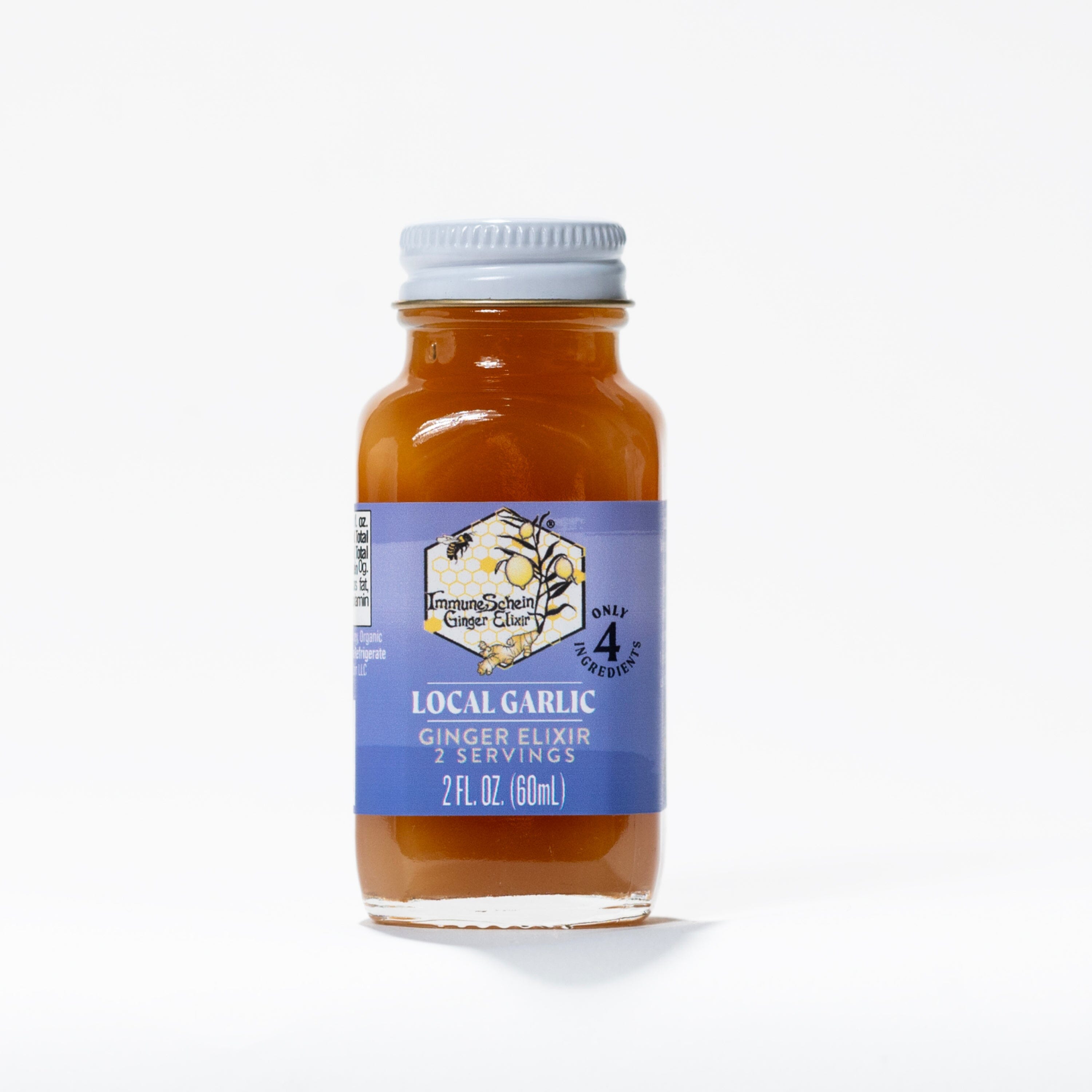 Local Garlic Ginger Elixir Ginger Elixir ImmuneSchein Ginger Elixirs 2.0 oz. 