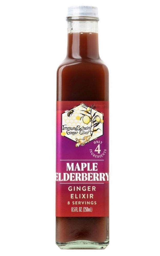 Maple Elderberry Ginger Elixir Ginger Elixir ImmuneSchein Ginger Elixirs 8.5 oz. 