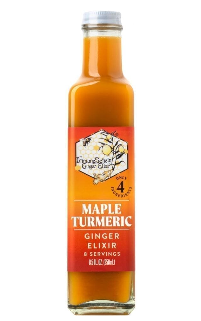 Maple Turmeric Ginger Elixir Ginger Elixir ImmuneSchein Ginger Elixirs 8.5 oz. 