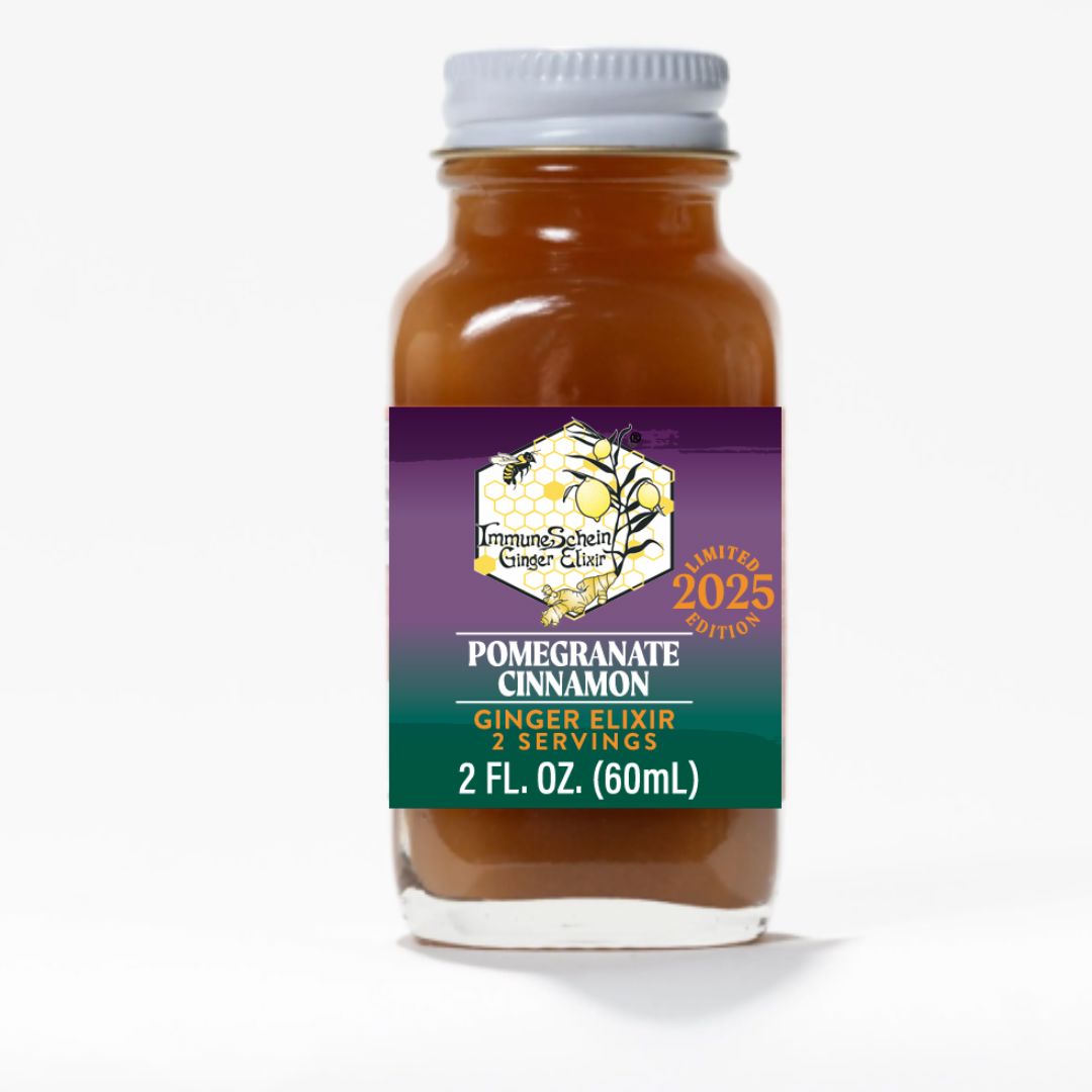 Pomegranate Ceylon Cinnamon Ginger Elixir, Limited 2025 Holiday Edition - ImmuneSchein Ginger Elixir  